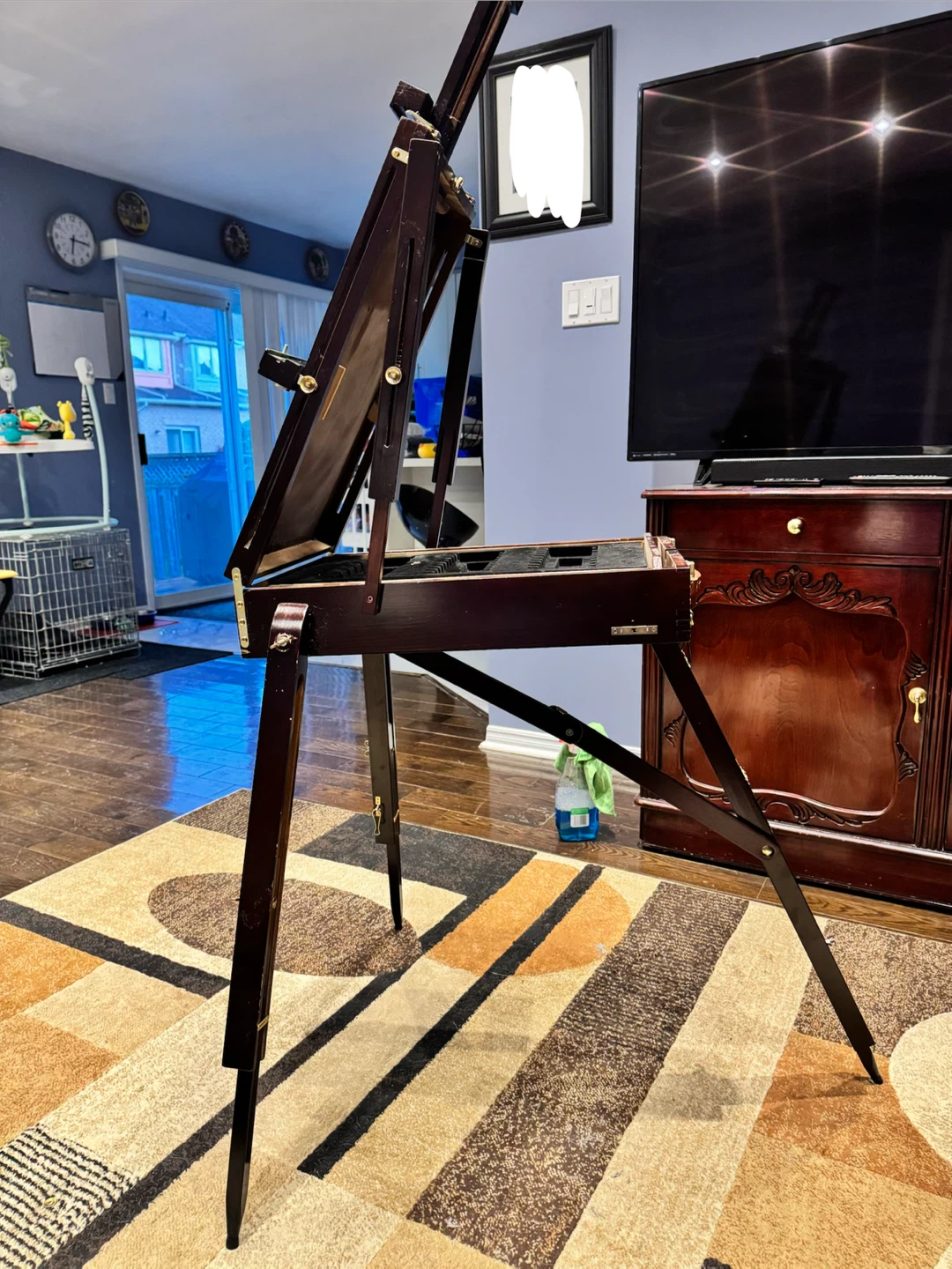 Wooden Easel with Storage Drawer - photo 4