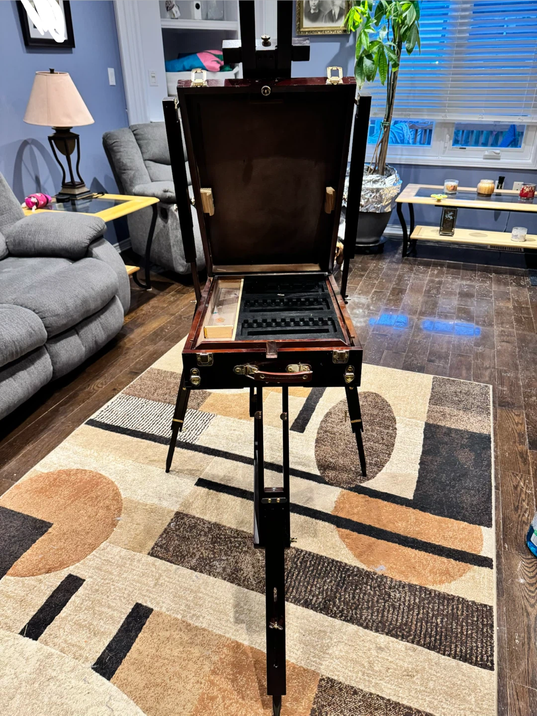 Wooden Easel with Storage Drawer - photo 3