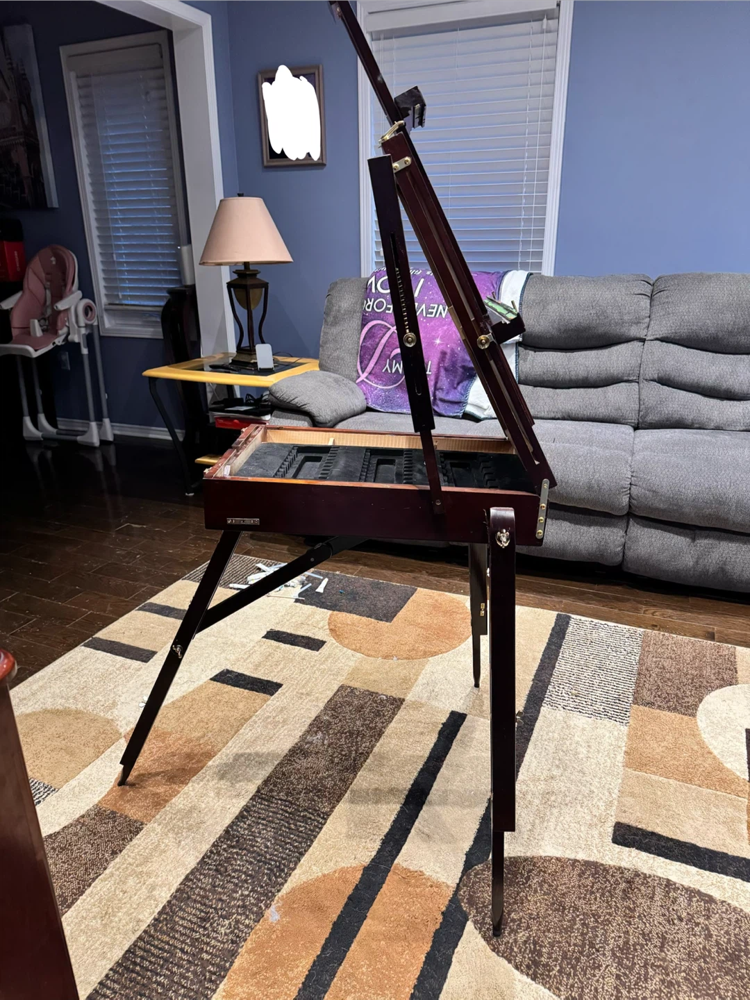 Wooden Easel with Storage Drawer - photo 2