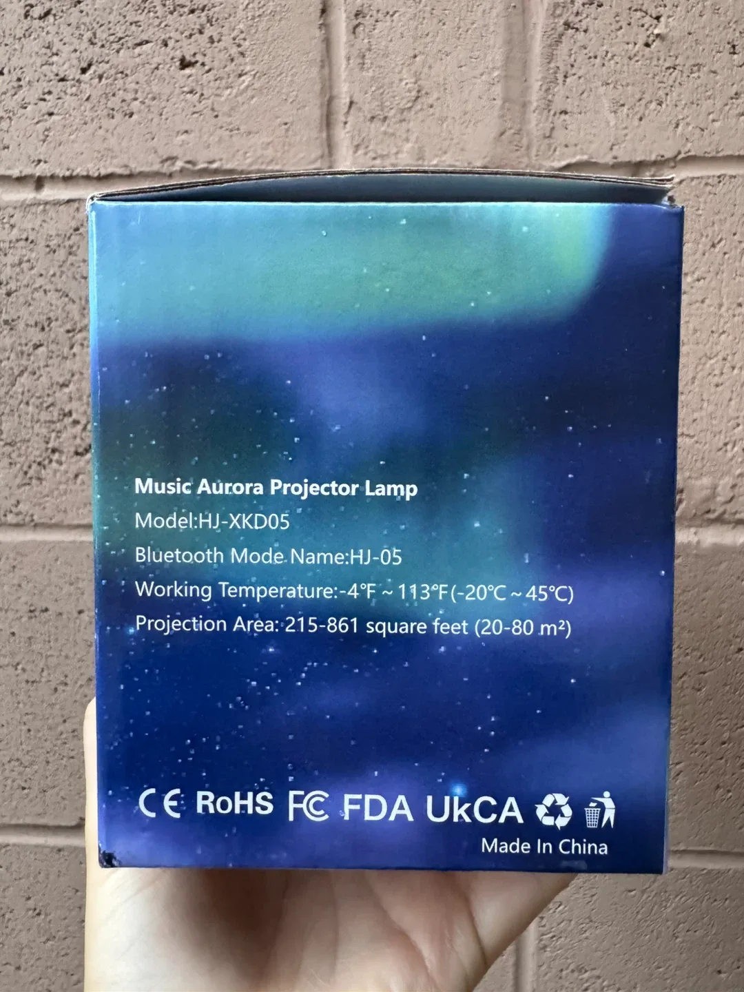 New Aurora Star Projector, Model HJ-XKD05 image indicator(4)