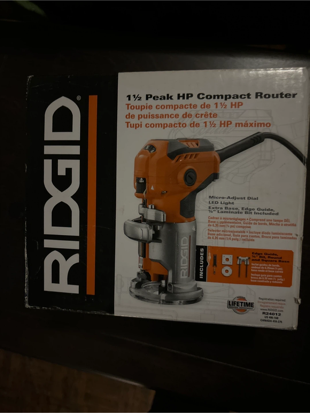 Ridgid 1 1/2 Peak HP Compact Router