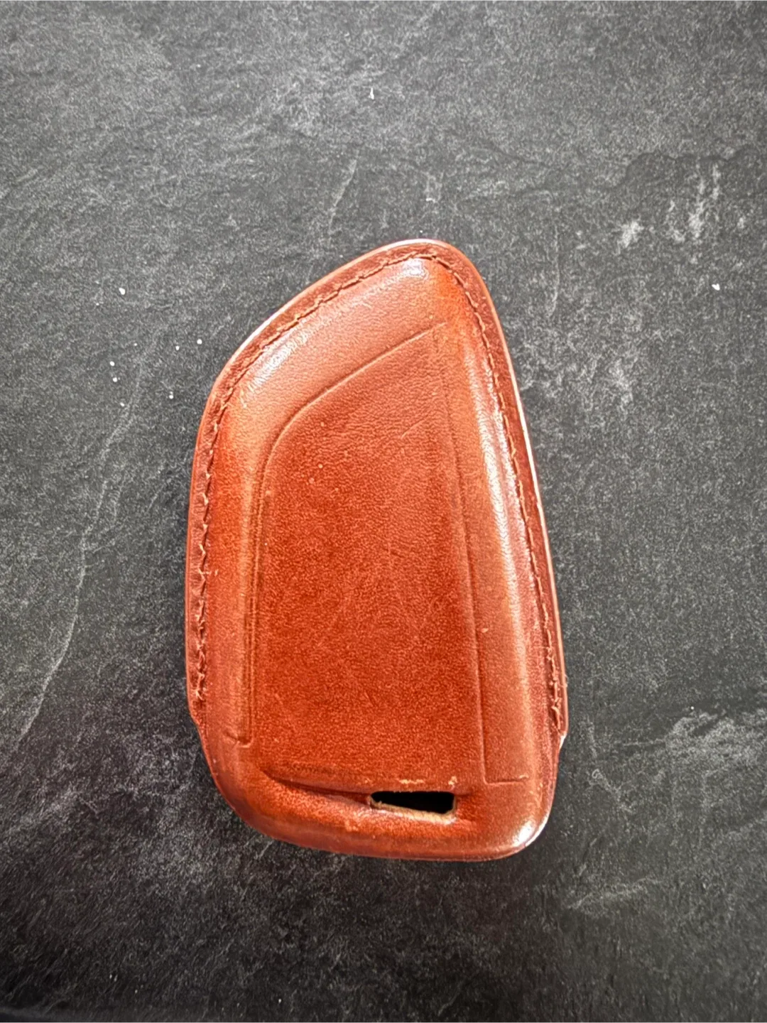 BMW Key Fob Cover - Brown Leather image indicator(3)