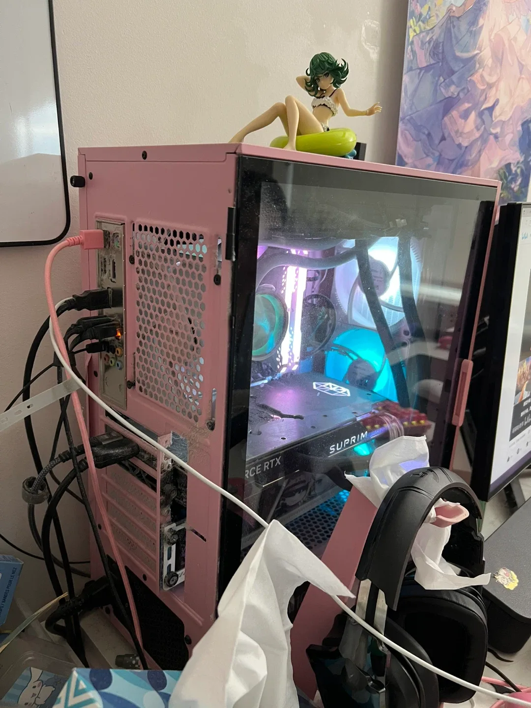 Segotep Pink PC Gaming Computer Case image indicator(2)