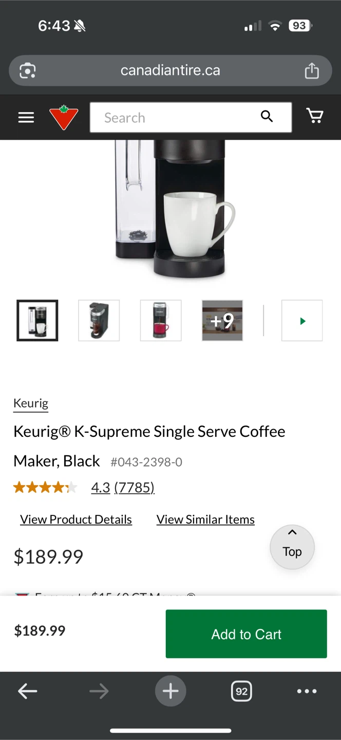 Keurig K-Supreme Single Serve Coffee Maker - Black - photo 5