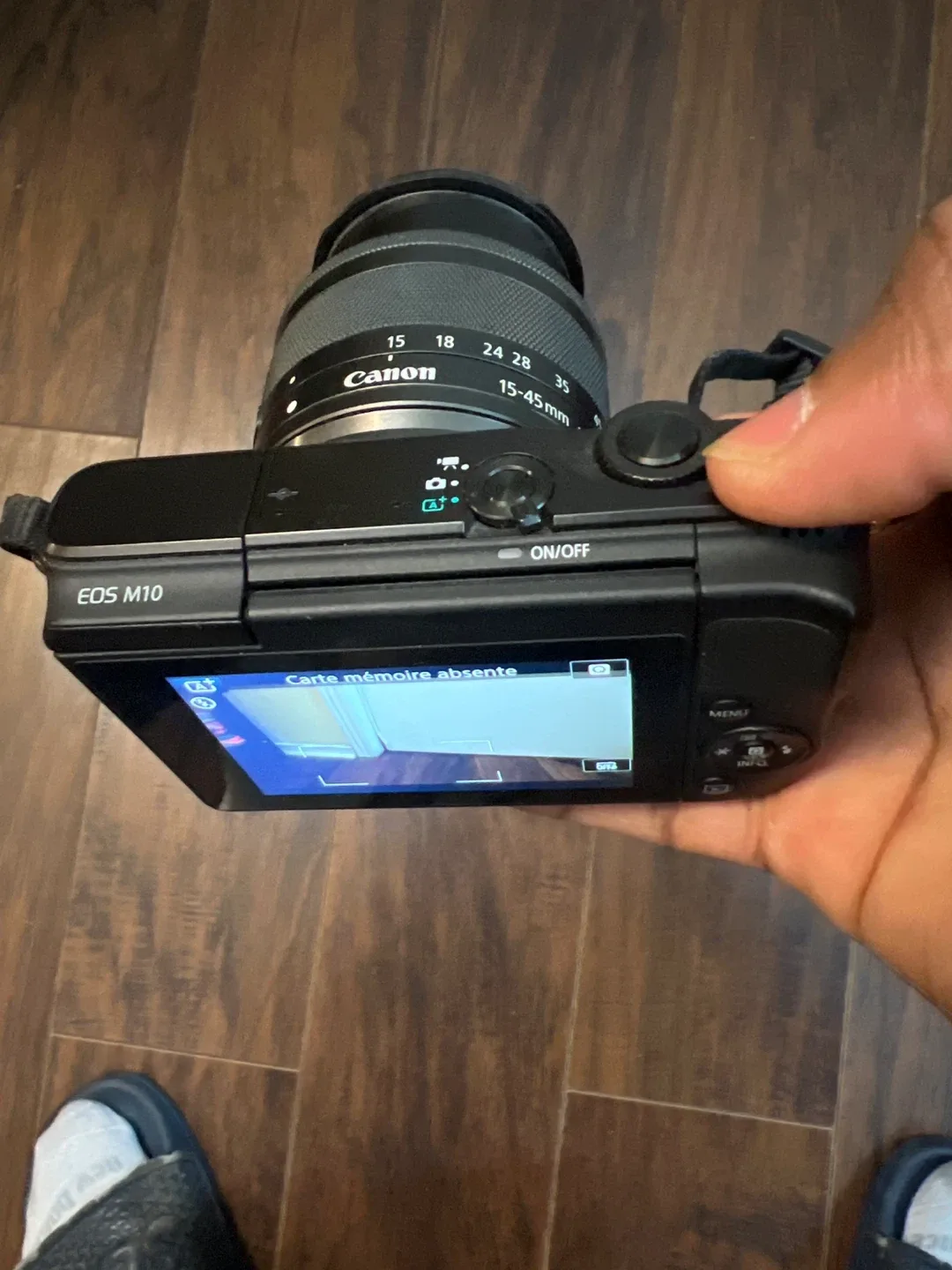 Canon EOS M10 Camera with EF-M 15-45mm Lens thumbnail
