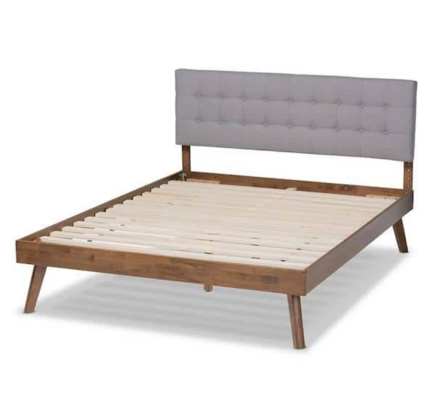 New Mid Century Modern Platform Bed - Full Size image indicator(4)