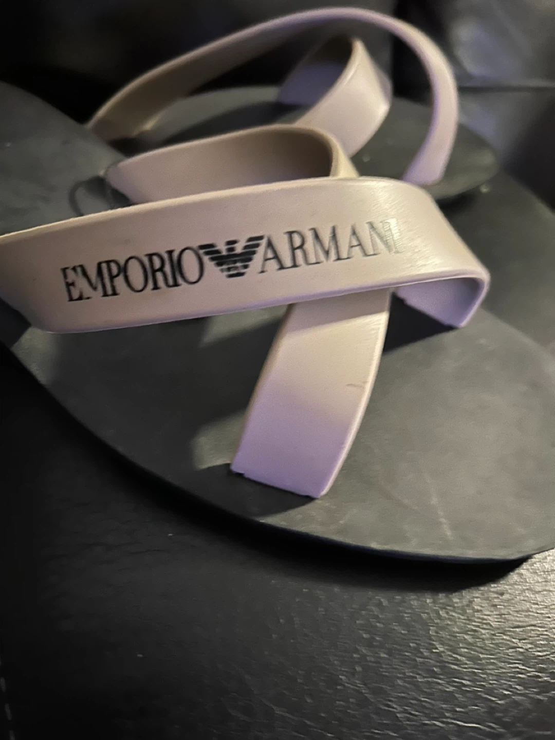 Emporio Armani Black Flip Flops - photo 2