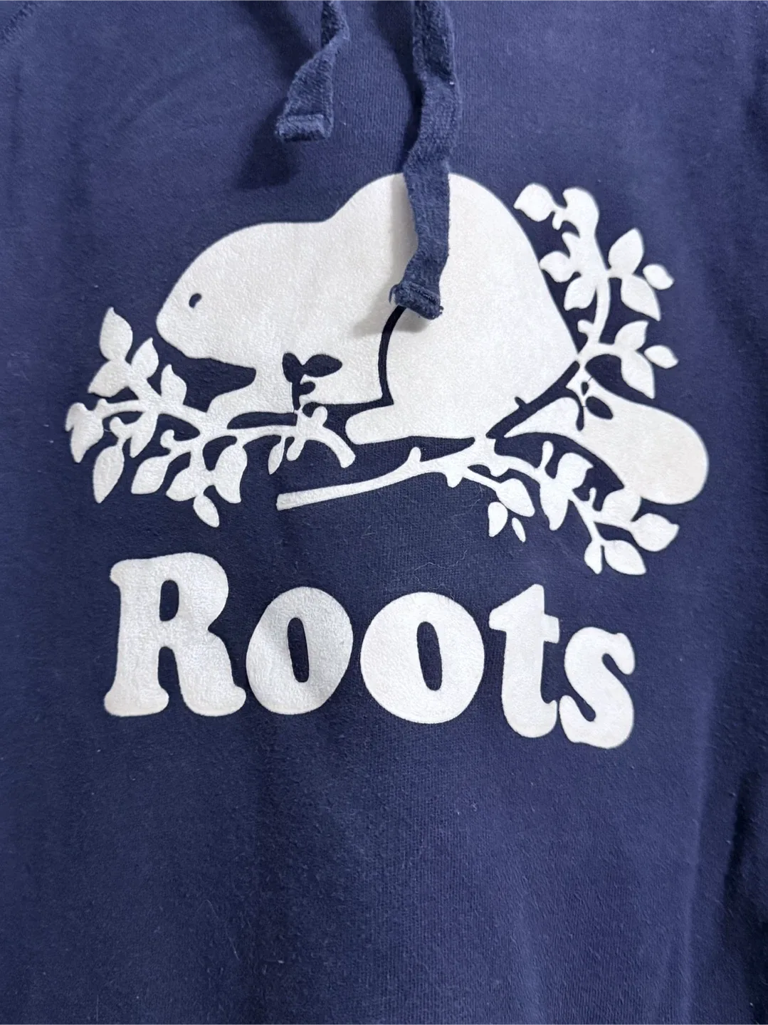 Roots Canada Navy Blue Hoodie - Size Large image indicator(3)
