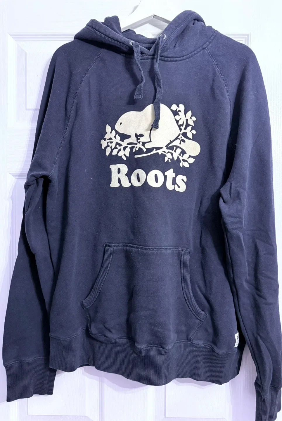 Roots Canada Navy Blue Hoodie - Size Large image indicator(2)