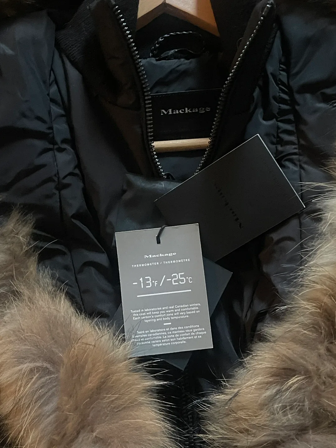 Mackage Kay F- Down Winter Coat with Fur Hood - Black image indicator(4)