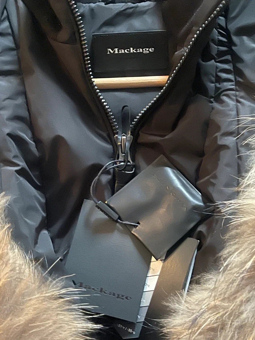 Mackage Kay F- Down Winter Coat with Fur Hood - Black image indicator(5)