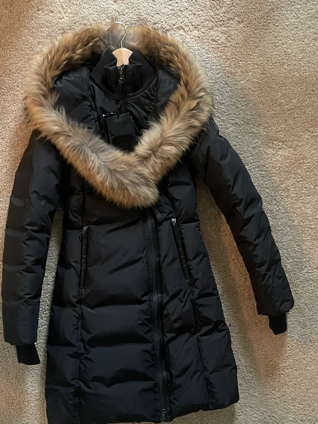 Mackage Kay F- Down Winter Coat with Fur Hood - Black image indicator(7)