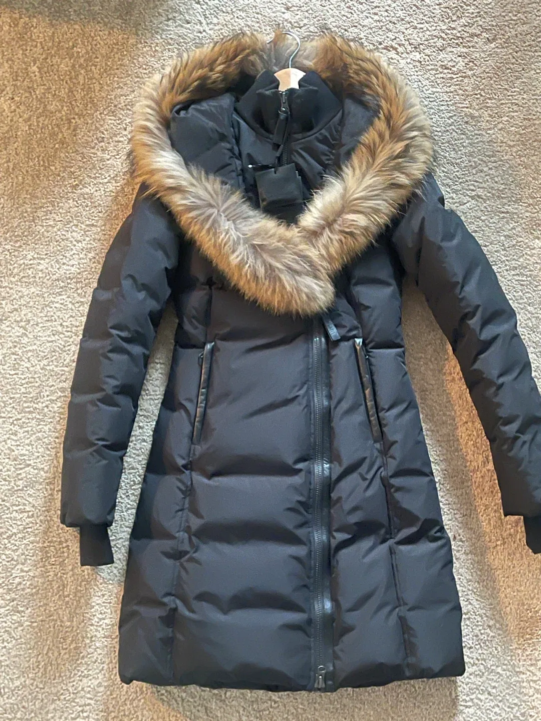 Mackage Kay F- Down Winter Coat with Fur Hood - Black image indicator(8)
