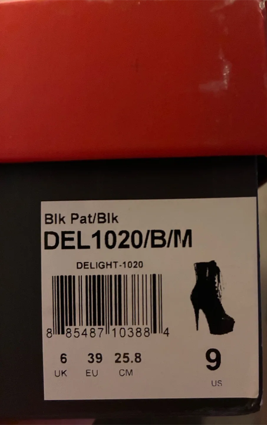 Black Patent Boots - Size 9 image indicator(4)