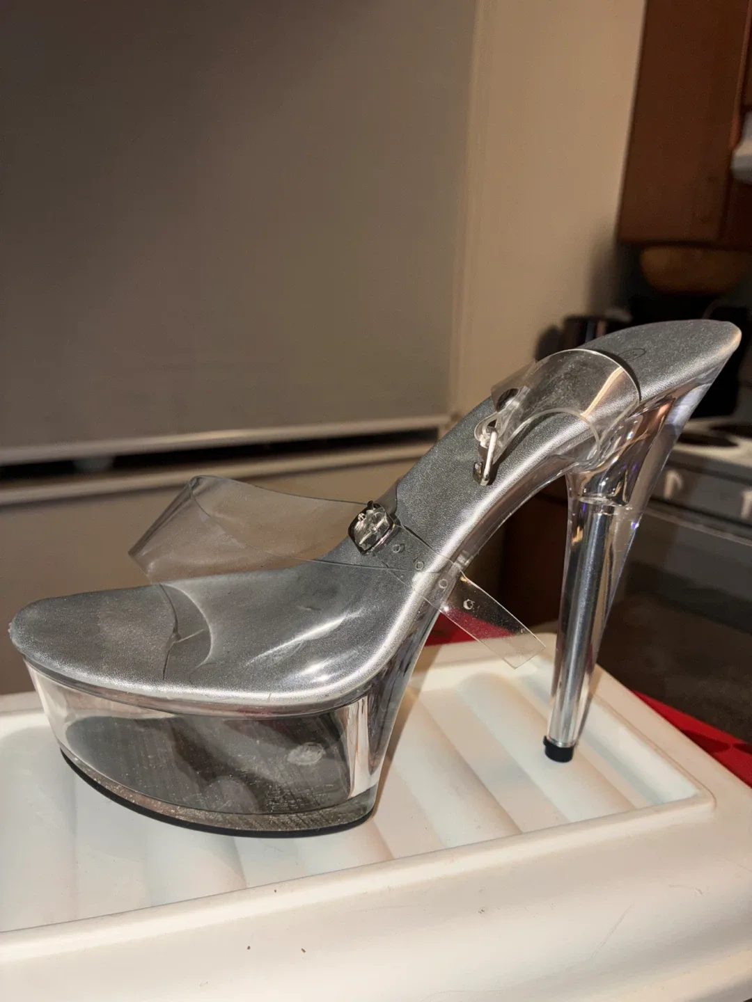 Black Patent Boots - Size 9 image indicator(6)