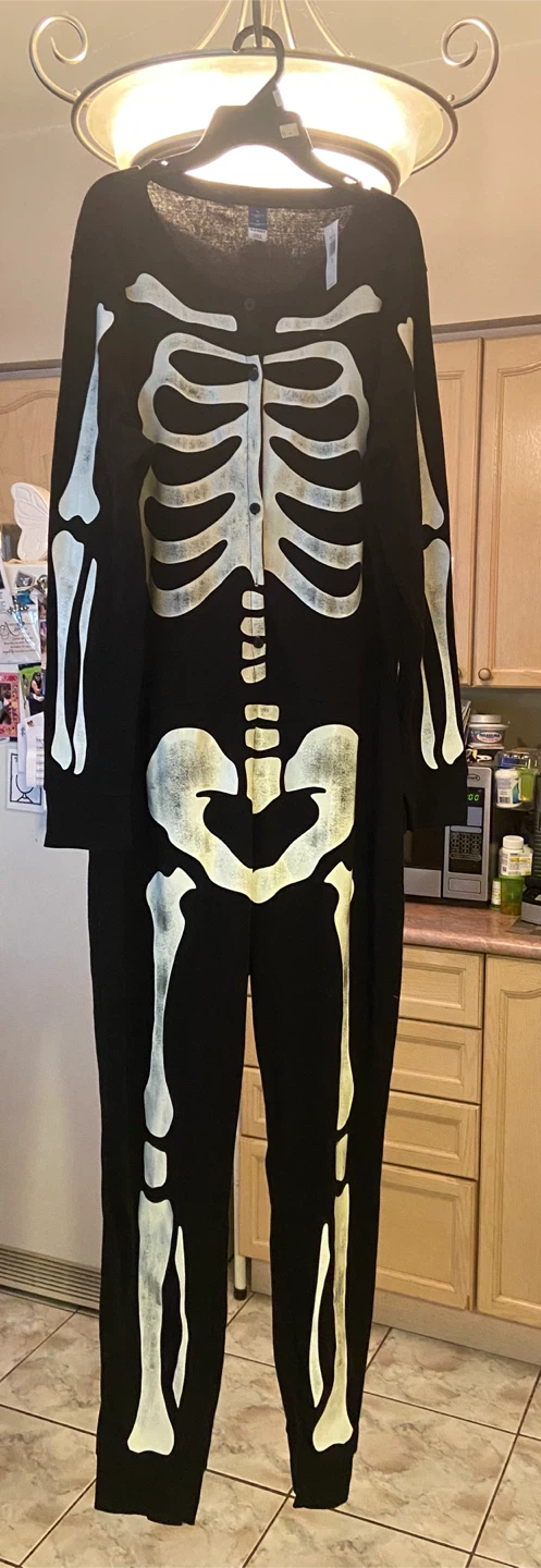 Skeleton Onesie - Adult Size XL