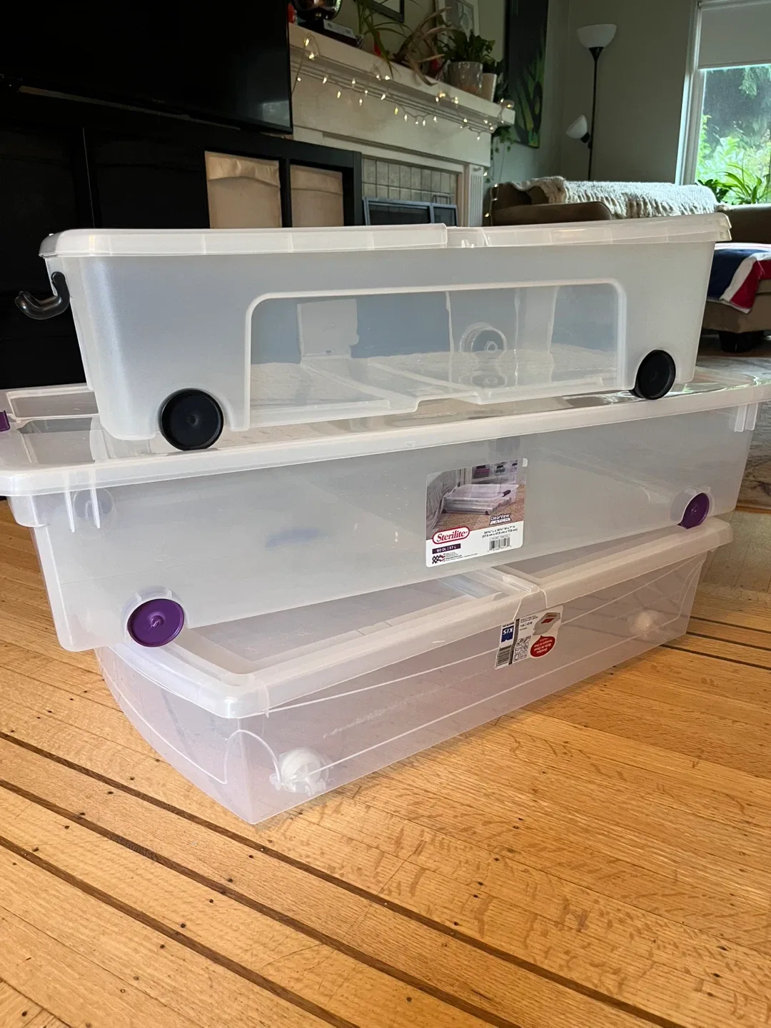 Sterilite Under Bed Wheeled Storage Box