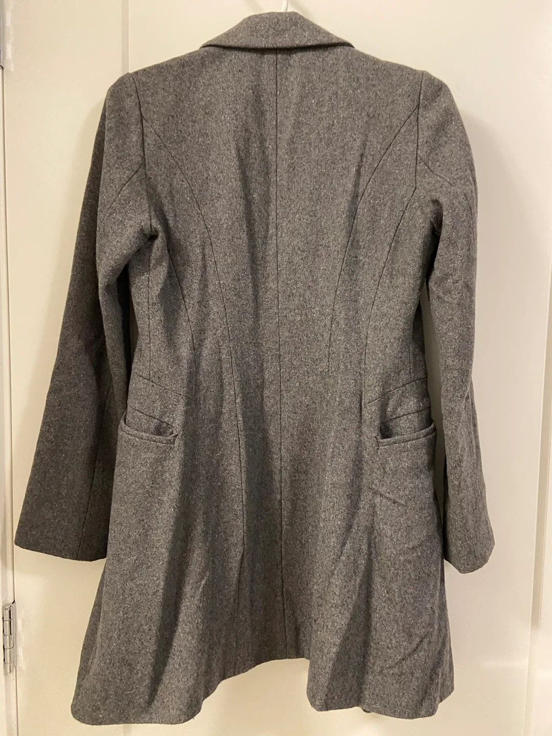 COCOMARIN Grey Wool Blend Coat - Size M image indicator(2)