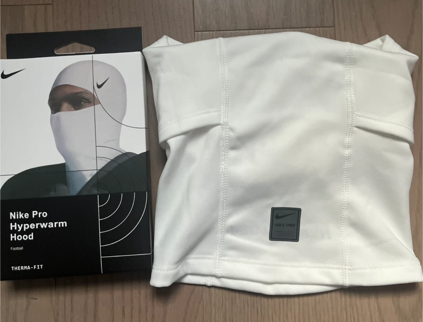 (Nike Ski / Shiesty)Nike Pro Therma Fit Hood - White