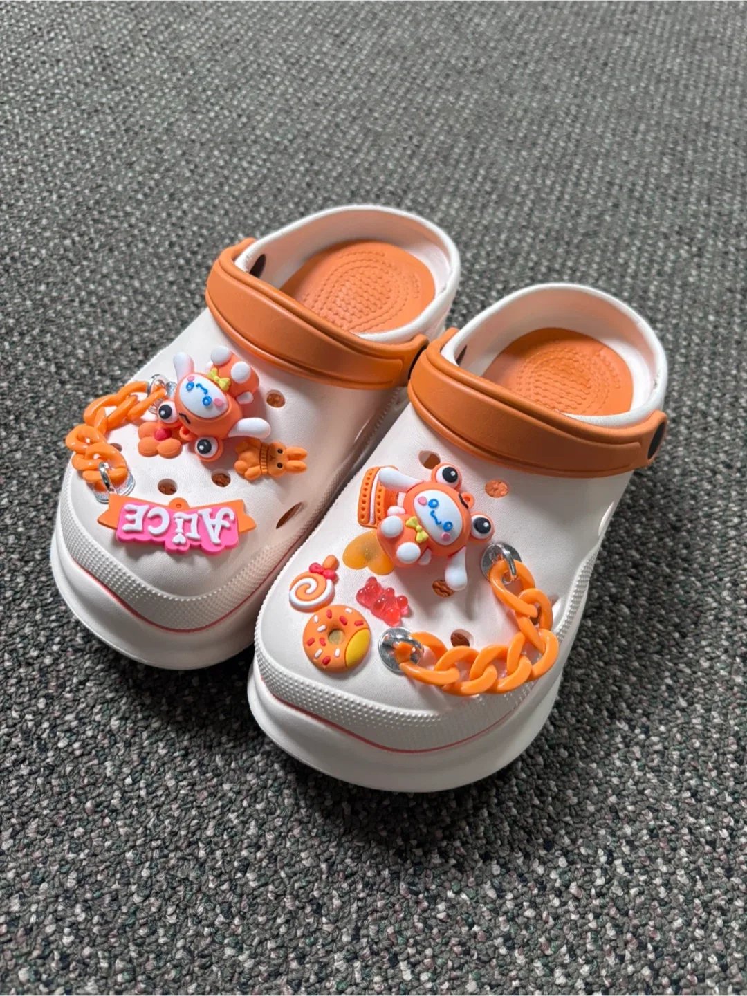 Decorated Clogs - Size 5.5- 7 thumbnail