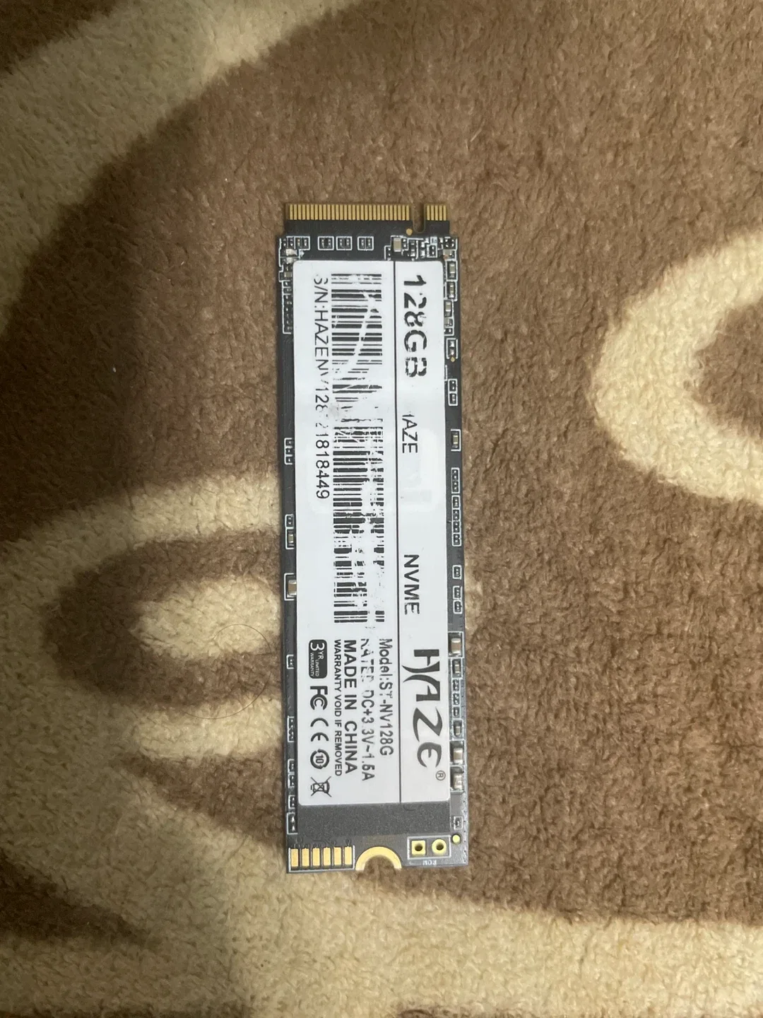 HAZE NVMe 128GB SSD with UGREEN Enclosure