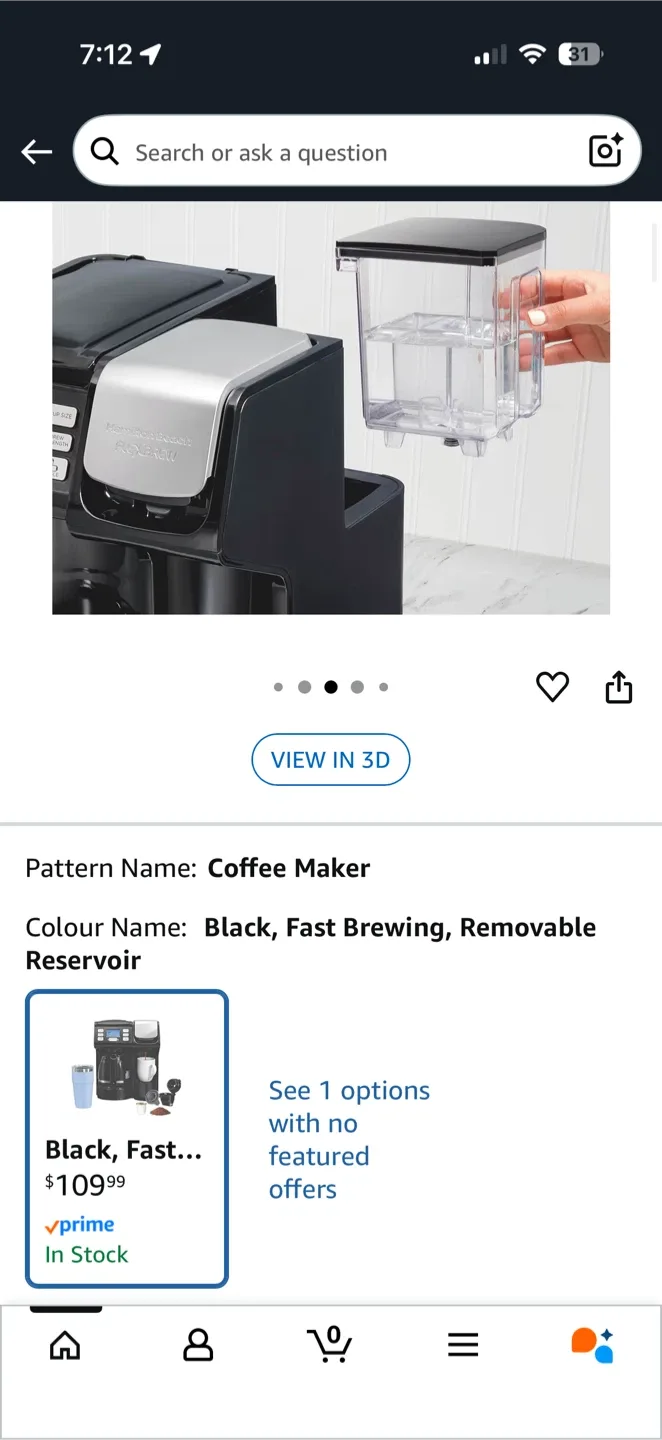 Hamilton Beach FlexBrew Trio 2-Way Coffee Maker image indicator(5)