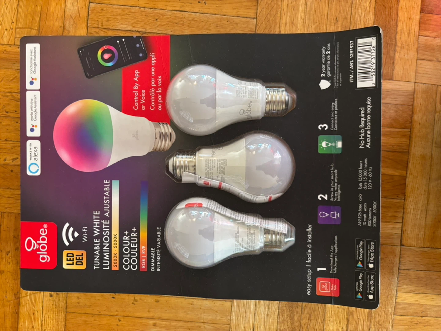 Smart LED Bulbs Globe Electric - New in Box!