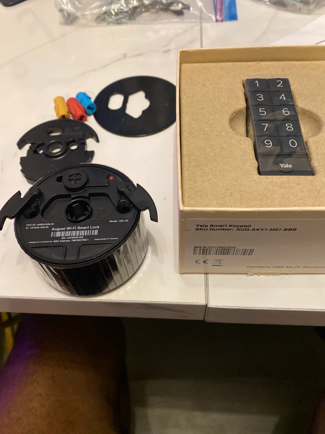 Yale Smart Keypad & August Wi-Fi Smart Lock