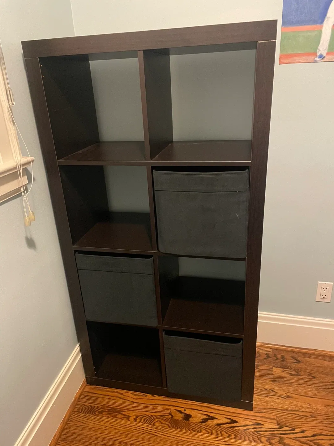 IKEA Kallax Shelf Unit - Dark Brown thumbnail
