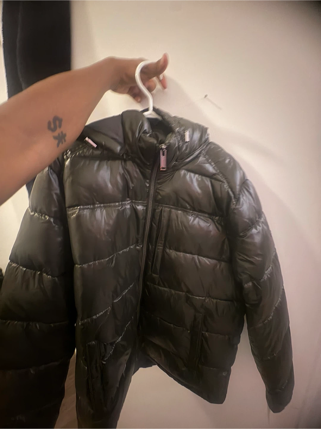 Michael Kors Puffer Jacket - Olive Green