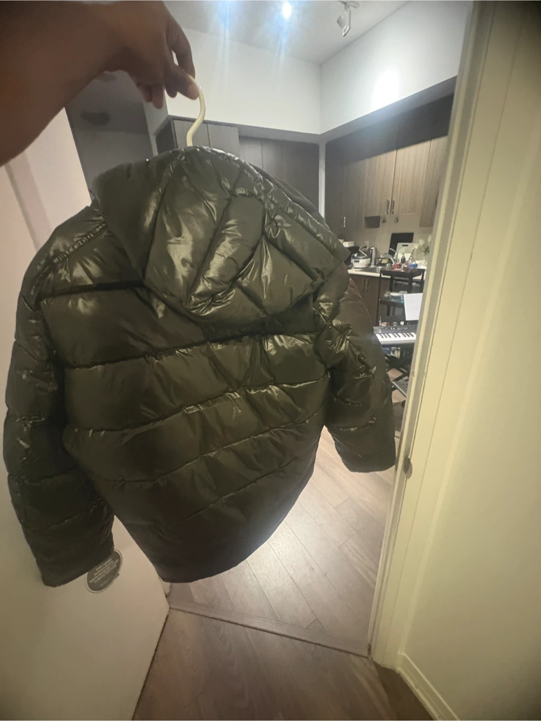 Michael Kors Puffer Jacket - Olive Green - photo 2