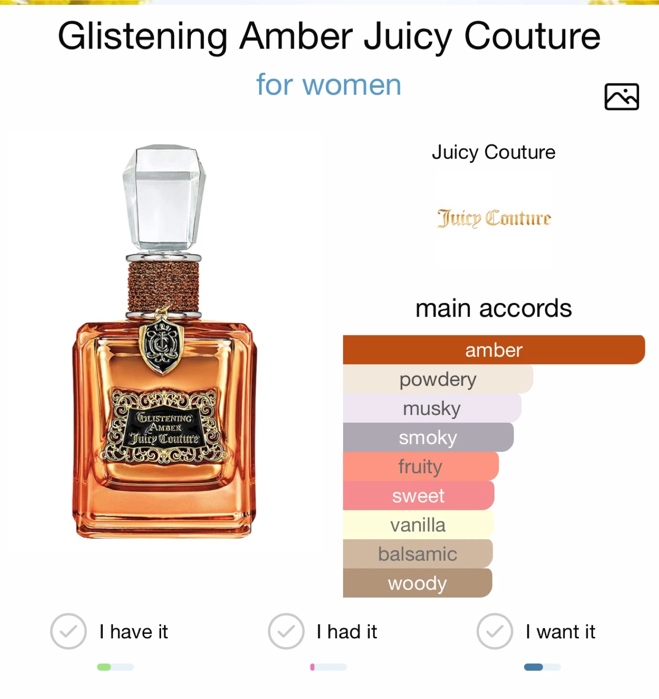 Juicy Couture 100 ml  Glistening Amber