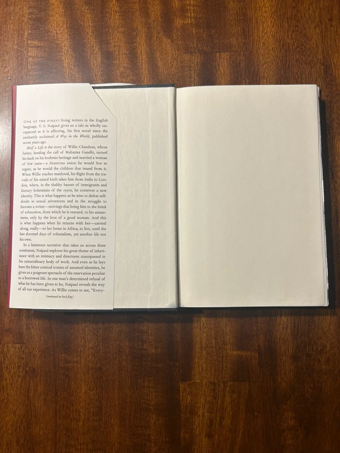 Hardcover Novel — Half a Life by V.S. Naipaul image indicator(2)