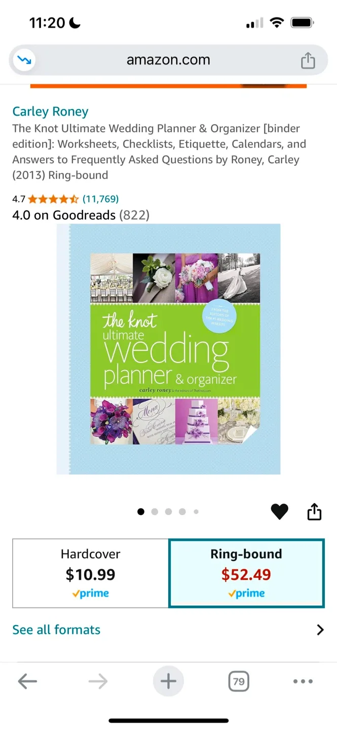 The Knot Ultimate Wedding Planner & Organizer 3-Ring Binder image indicator(3)