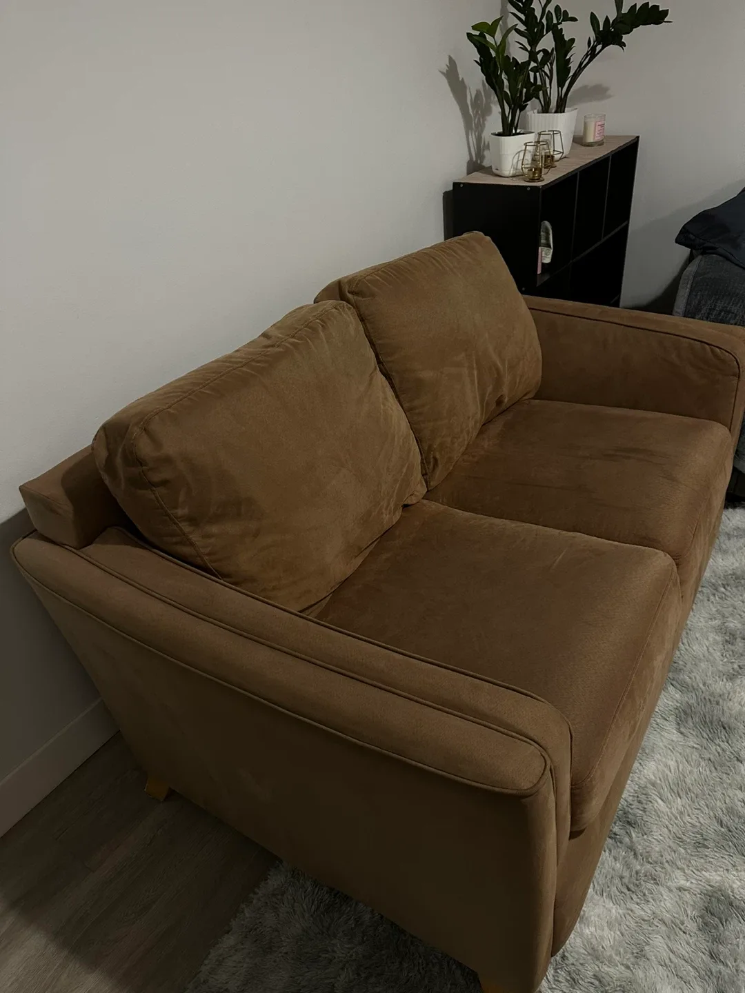 Brown Loveseat Sofa image indicator(2)