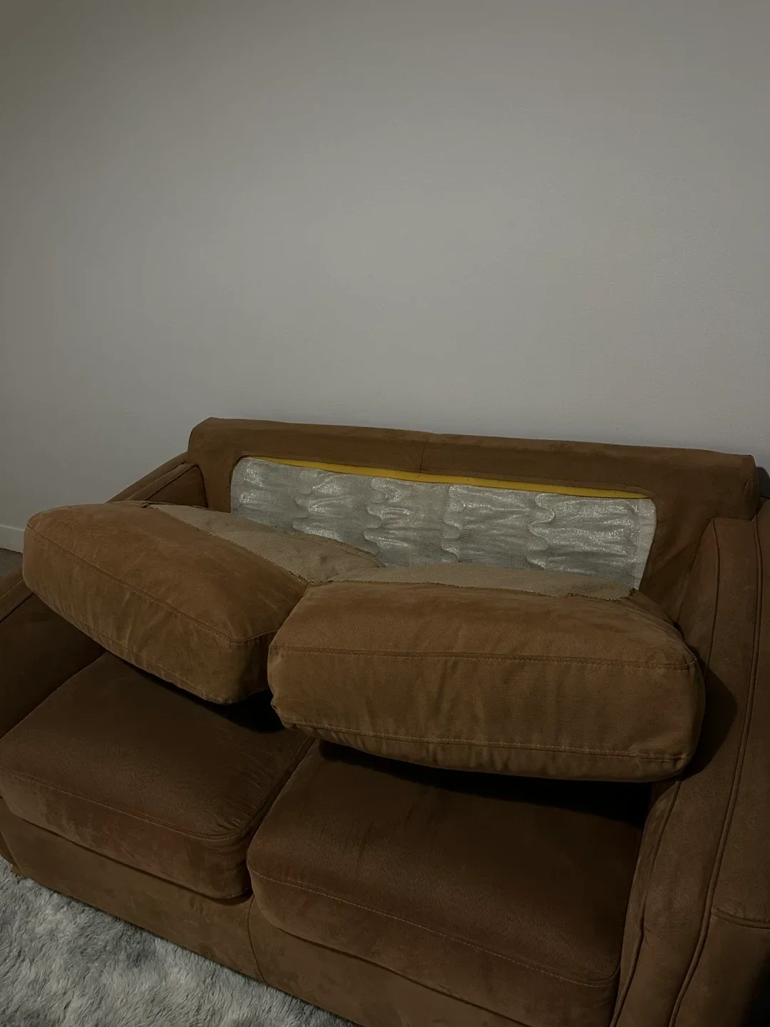 Brown Loveseat Sofa image indicator(4)