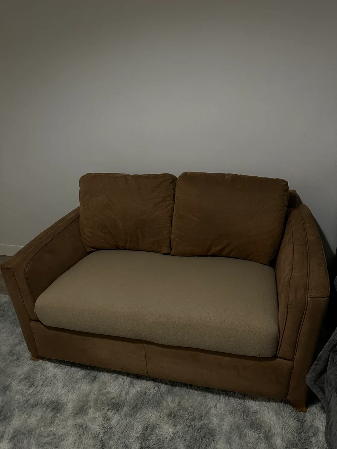 Brown Loveseat Sofa image indicator(5)