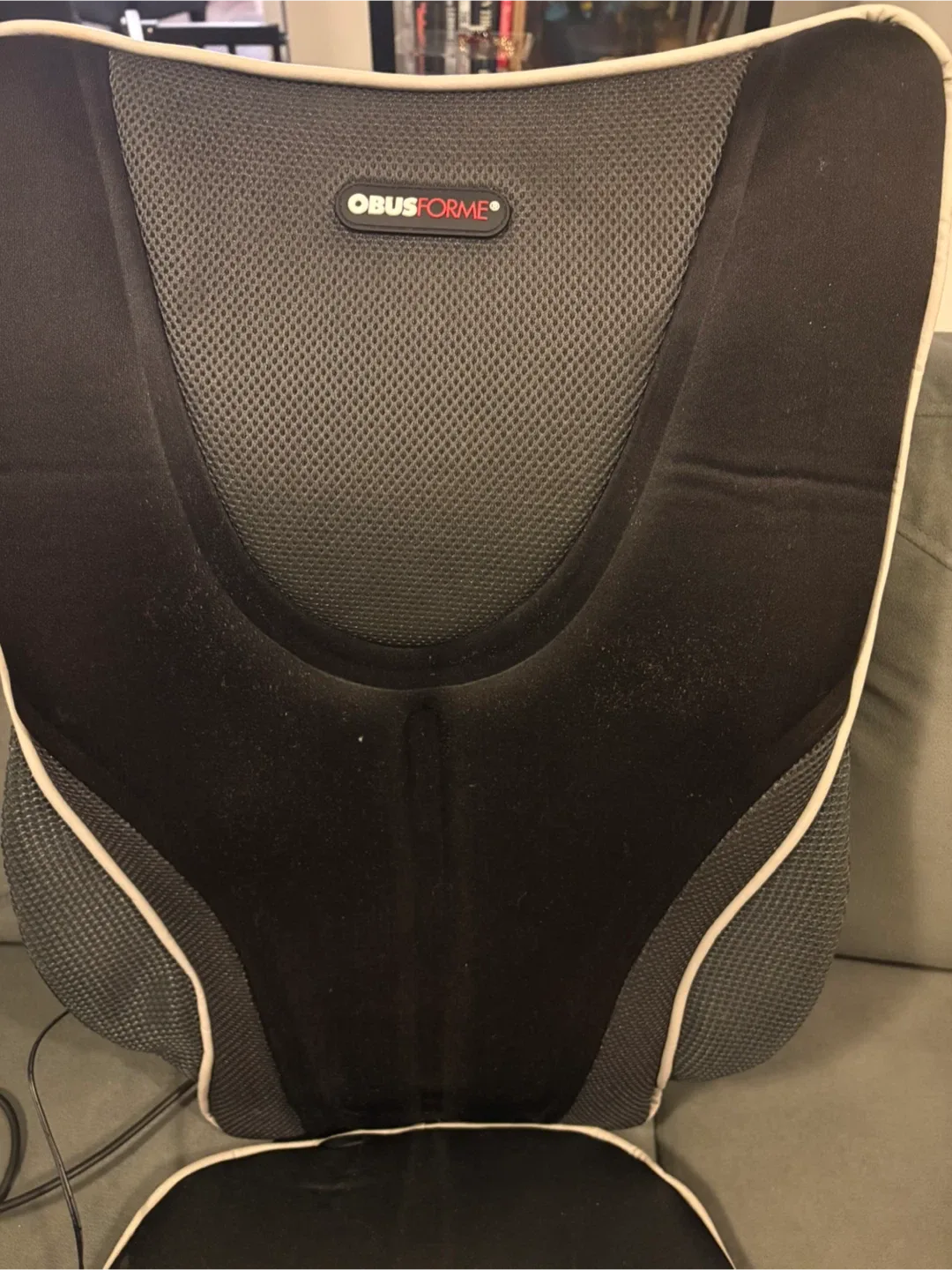 ObusForme Essentials Back Support Massage Cushion with Heat image indicator(6)