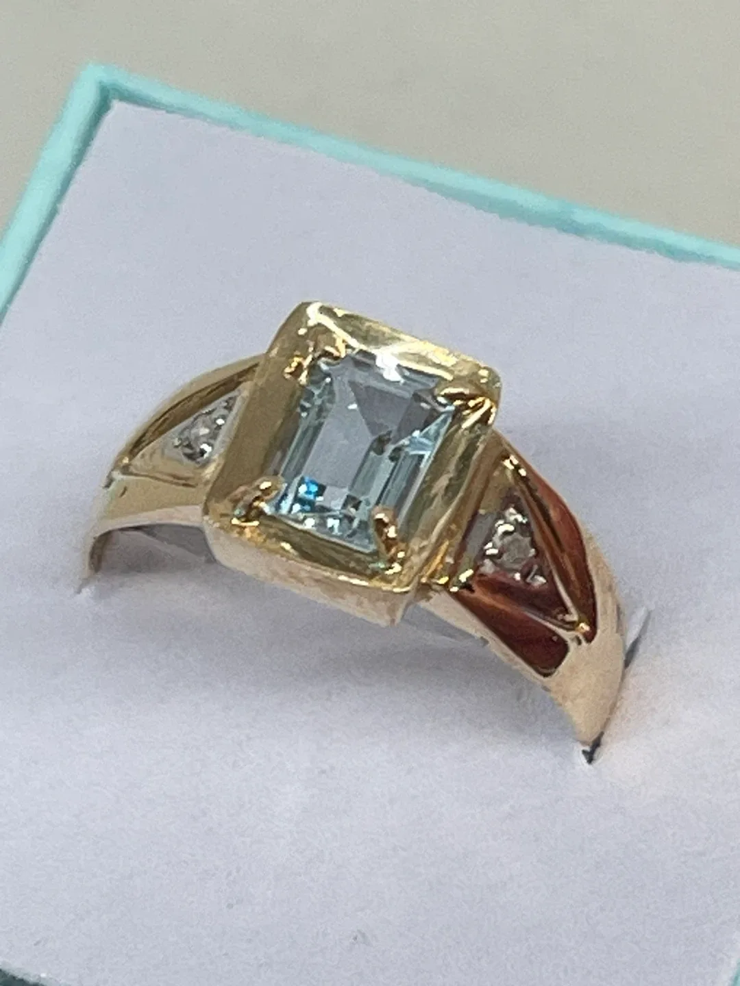 Assorted 10k solid gold authentic Gemstone and diamonds  Rings image indicator(5)