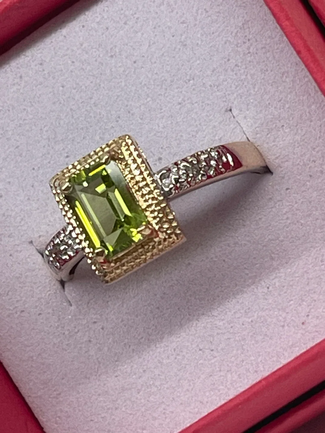 Assorted 10k solid gold authentic Gemstone and diamonds  Rings image indicator(3)