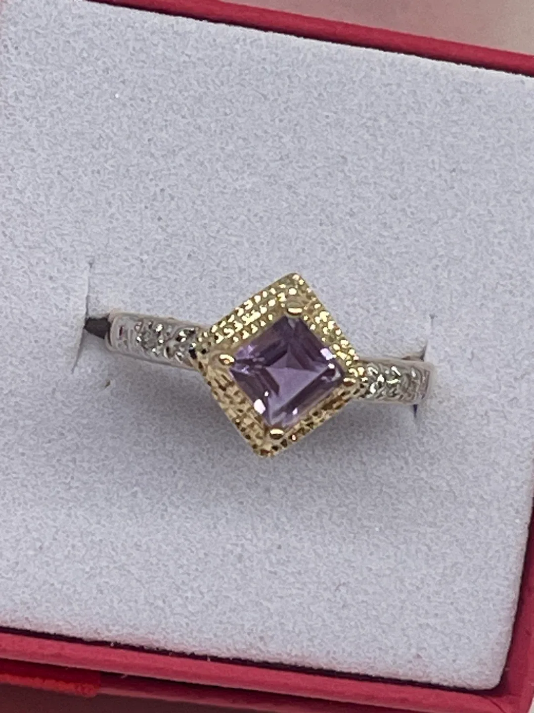 Assorted 10k solid gold authentic Gemstone and diamonds  Rings image indicator(9)