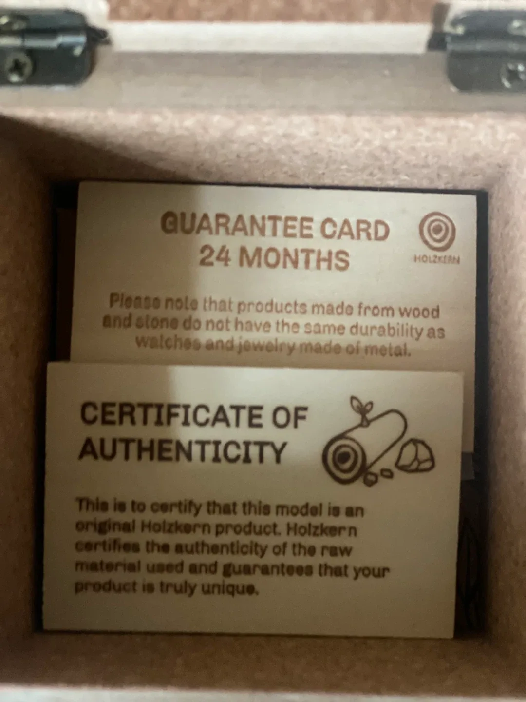 Holzkern Wooden Watch with Box image indicator(3)