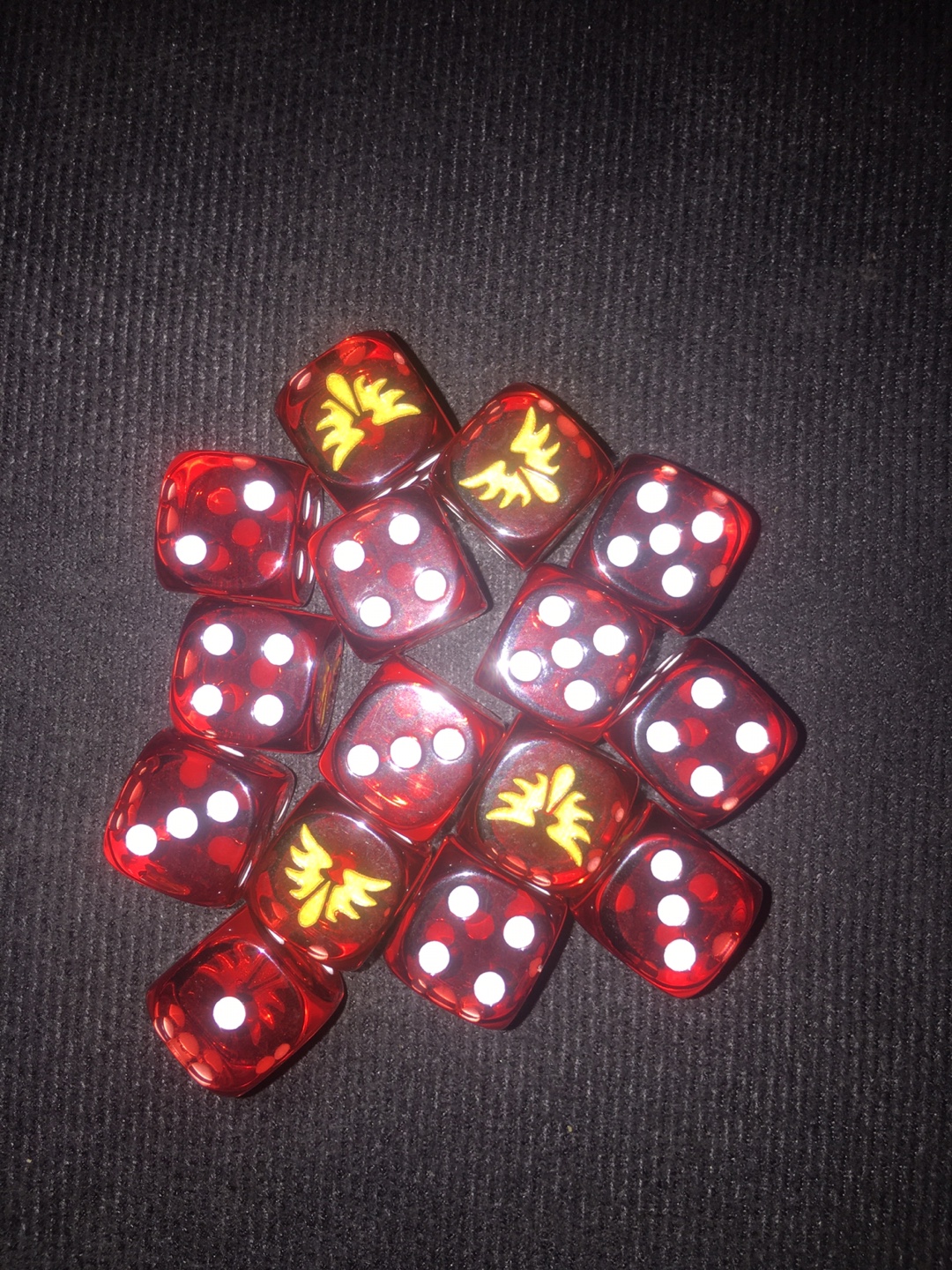 Warhammer 40k Blood Angles Dice set 15 - photo 5