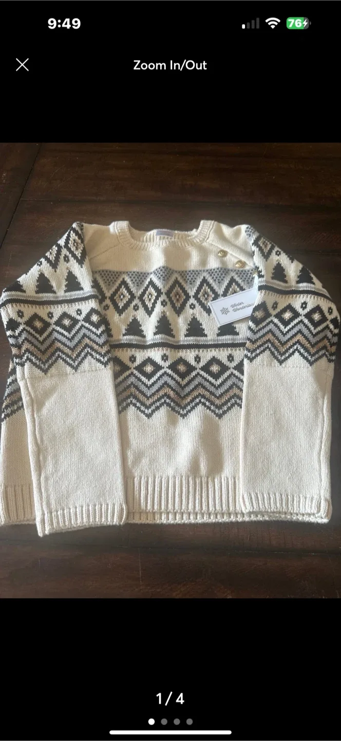 ~NEW~ Gymboree Sweater Size 7 thumbnail