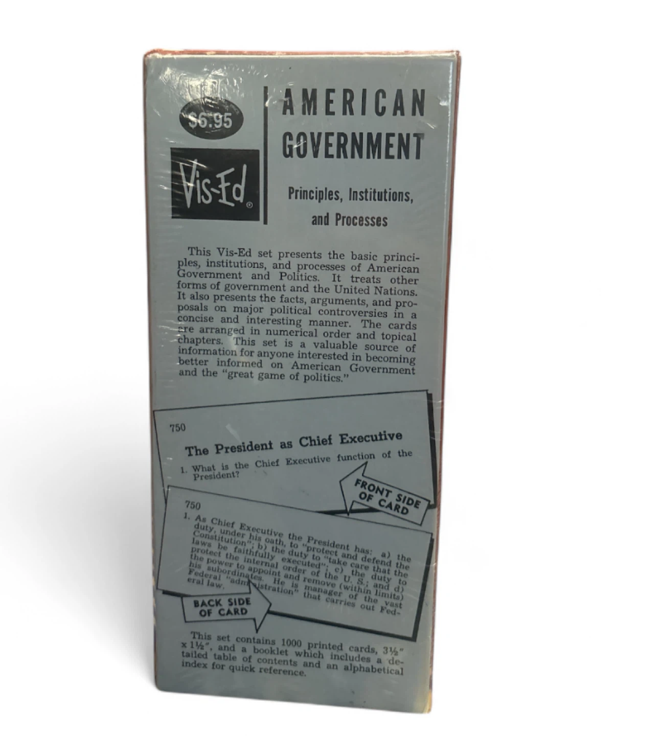 Vis-Ed American Government Summary Cards - photo 2