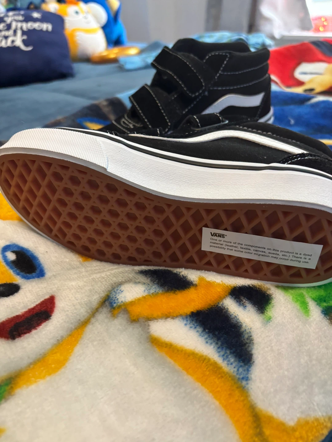 brand new vans youth size 2 with Velcro - photo 3