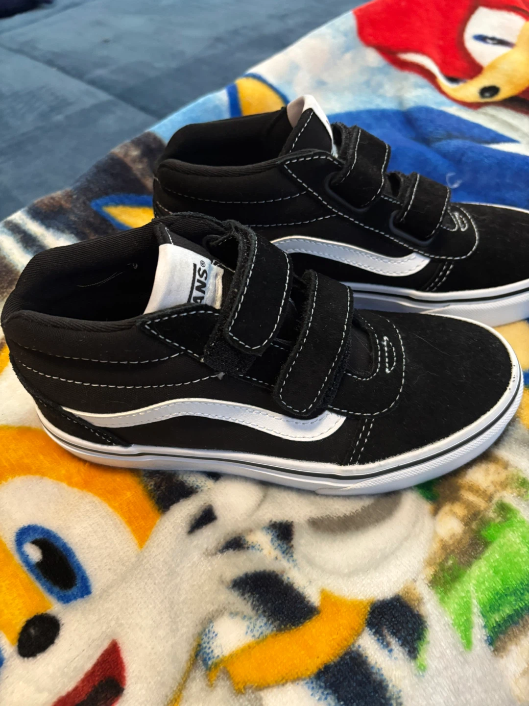 brand new vans youth size 2 with Velcro - photo 2