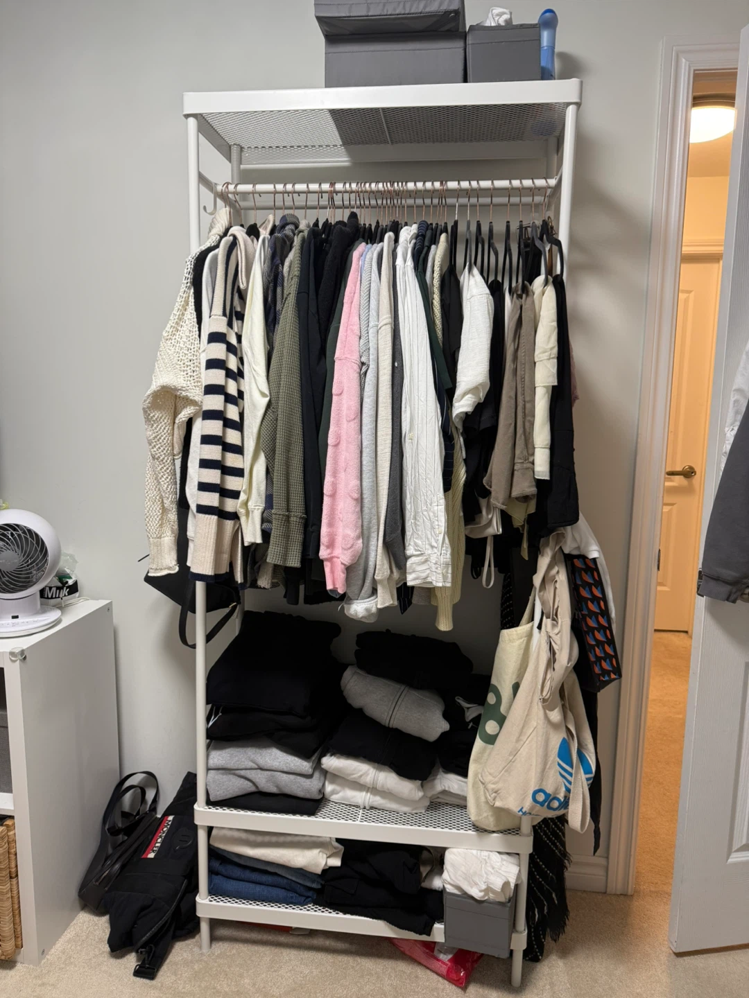 White IKEA MACKAPÄR Shoe Cabinet / Storage Bench - photo 4