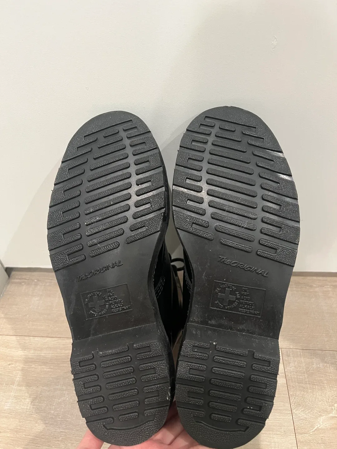 Dr. Martens 1460 Mono Black Boots, Size 9 US (Men) image indicator(4)