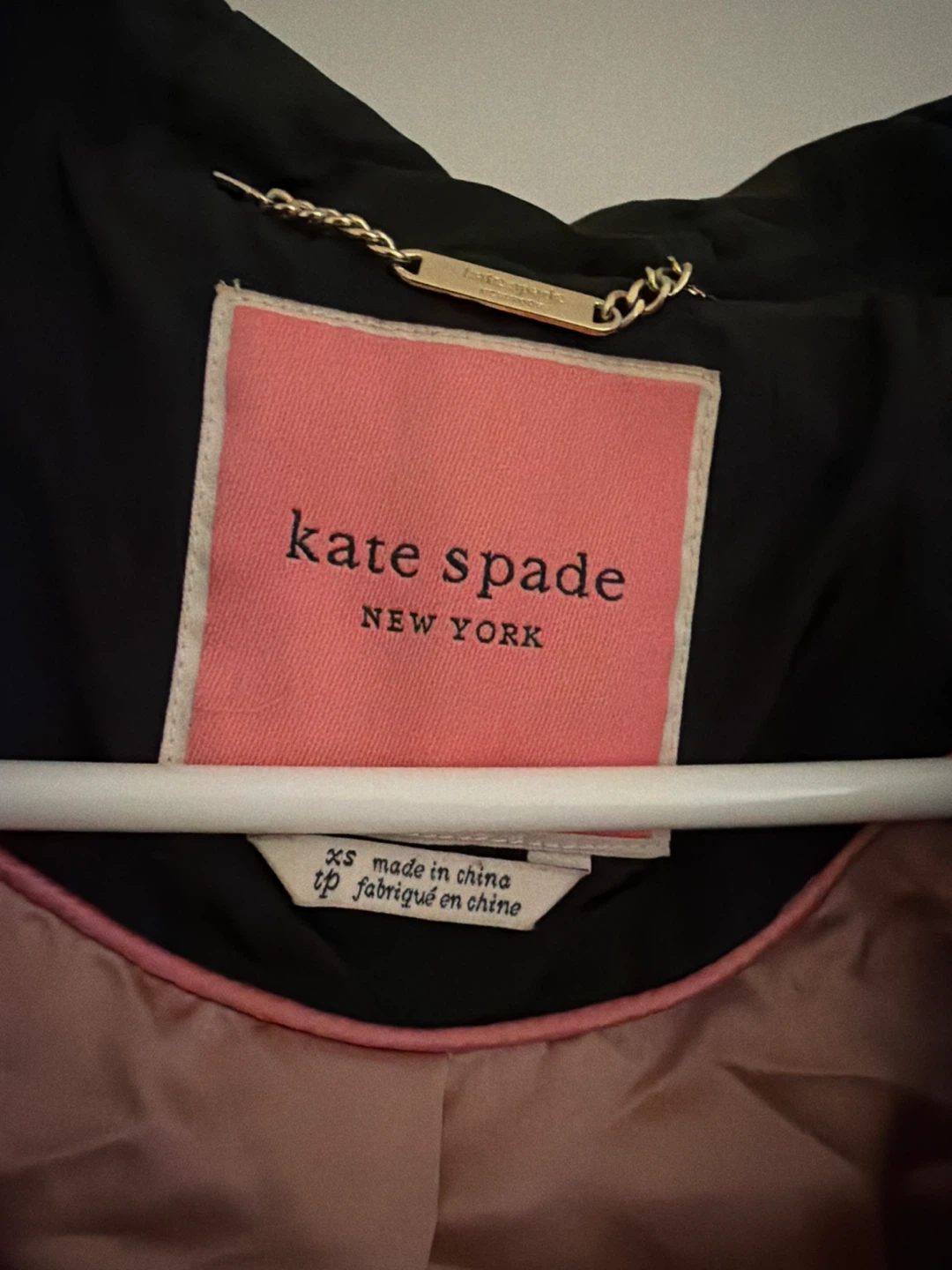 Kate Spade Black Down Puffer Coat - Size XS - photo 3